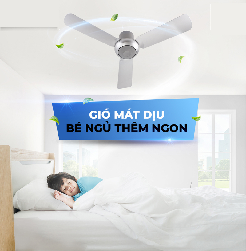 Quạt trần 3 cánh Panasonic F-48CZL - Hàng chính hãng