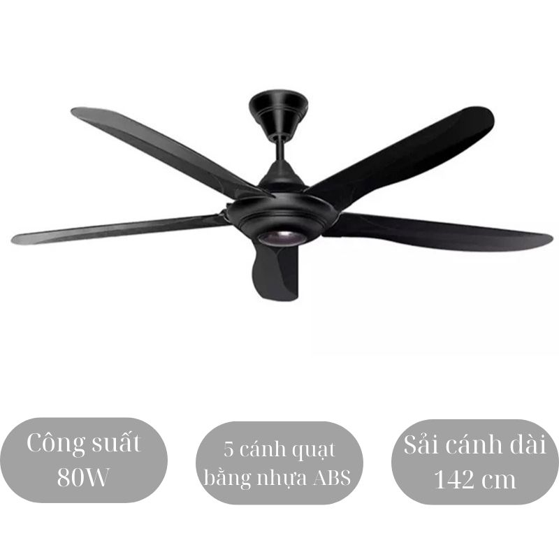 Quạt trần trang trí Alpha TX-5A - Hàng chính hãng