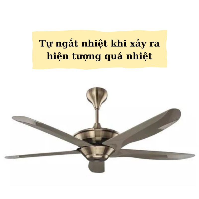 Quạt trần trang trí Alpha TX-5V - Hàng chính hãng