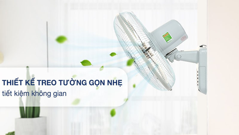 Thiết kế treo tường nên tiết kiệm được không gian
