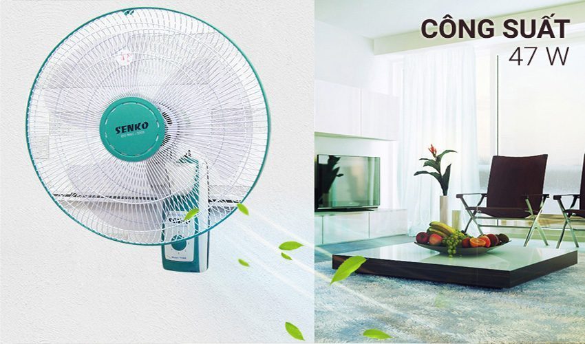 Quạt treo tường Senko TC826A xua tan cái nóng