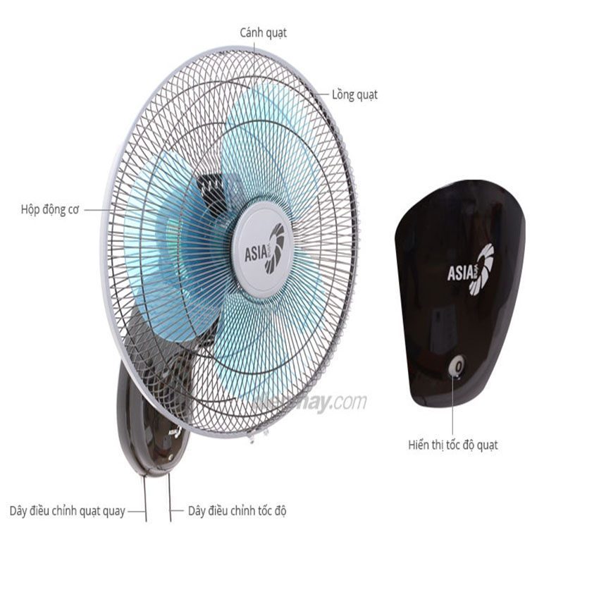 cấu tạo quạt treo Asia L16015