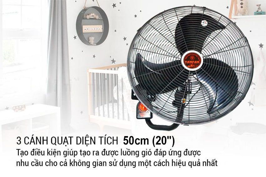 Quạt treo công nghiệp YanFan T20CN - Hàng chính hãng