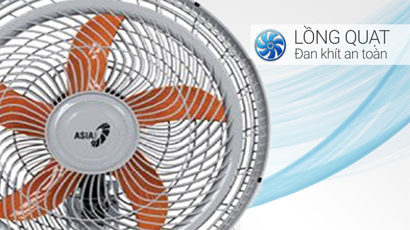 Thiết kế lồng bảo vệ của Quạt treo tường Asia Turbo One VY617790