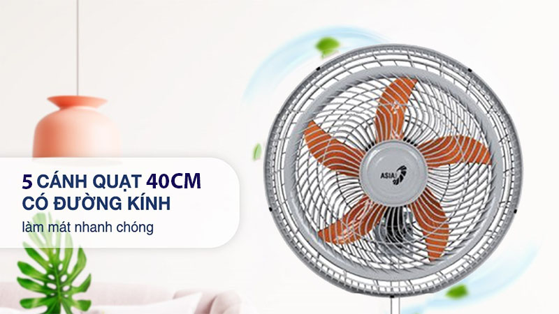 Đường kính cánh của Quạt treo tường Asia Turbo One VY617790