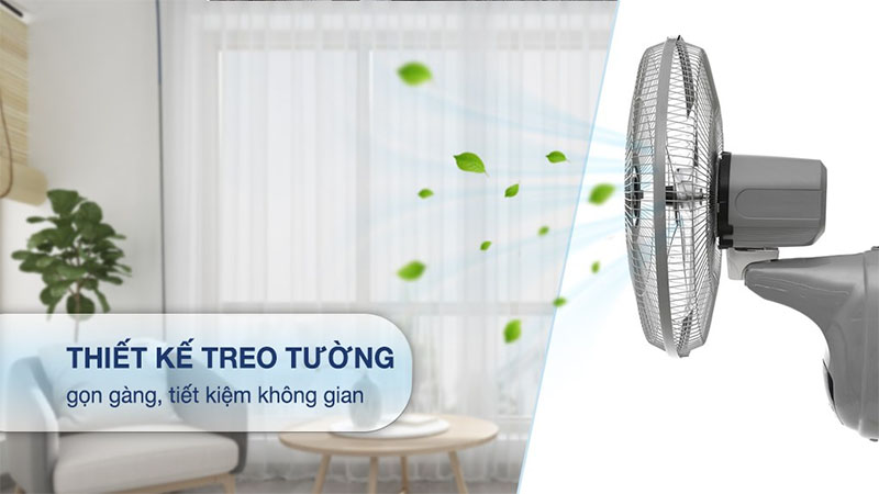 Quạt treo tường Asia VY377092 - Hàng chính hãng