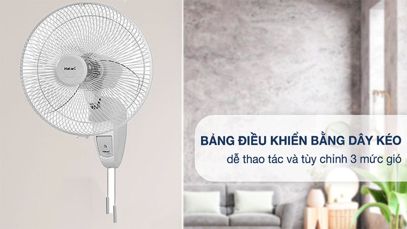 Quạt treo tường Hatari HG-W16M4 - Hàng chính hãng