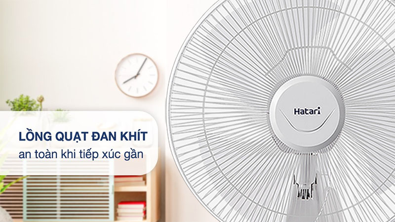 Quạt treo tường Hatari HG-W16M4 - Hàng chính hãng