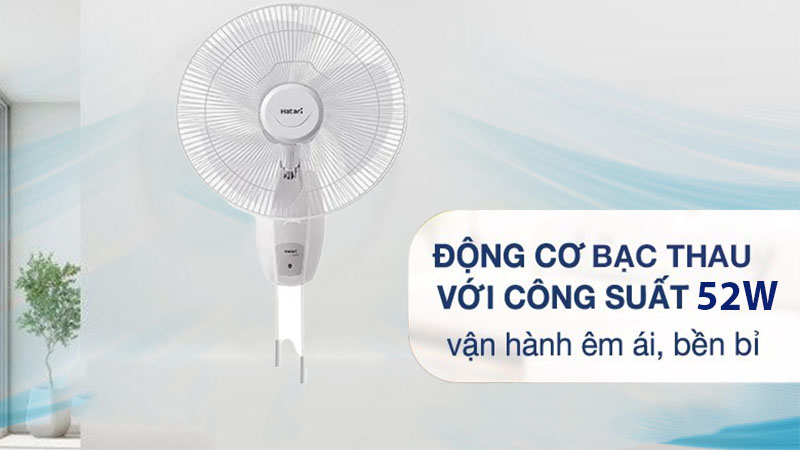 Quạt treo tường Hatari HG-W16M4 - Hàng chính hãng