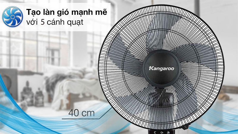 Quạt treo tường Kangaroo KG724 - Hàng chính hãng