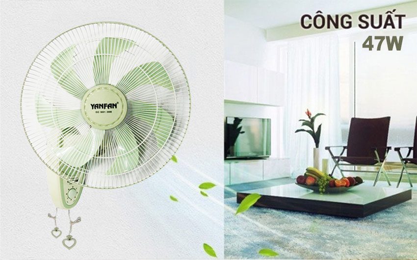 Công suất của Quạt treo tường YanFan T1488