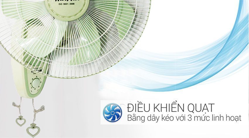Bảng điều khiển của Quạt treo tường YanFan T1488