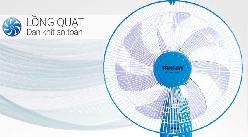 Quạt treo tường YanFan T402 - Hàng chính hãng