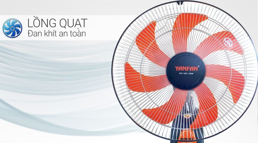 Quạt treo tường YanFan TC408 Xi - Hàng chính hãng