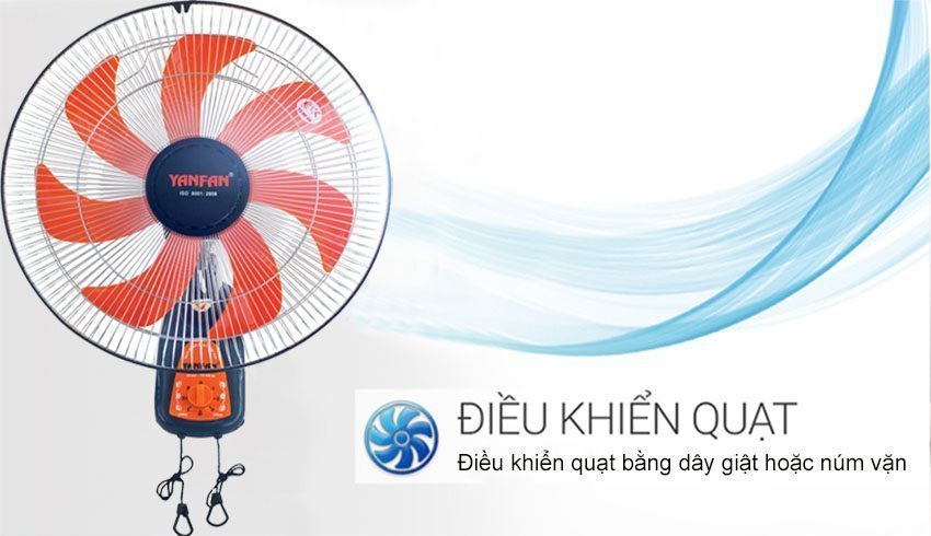 Quạt treo tường YanFan TC408 Xi - Hàng chính hãng