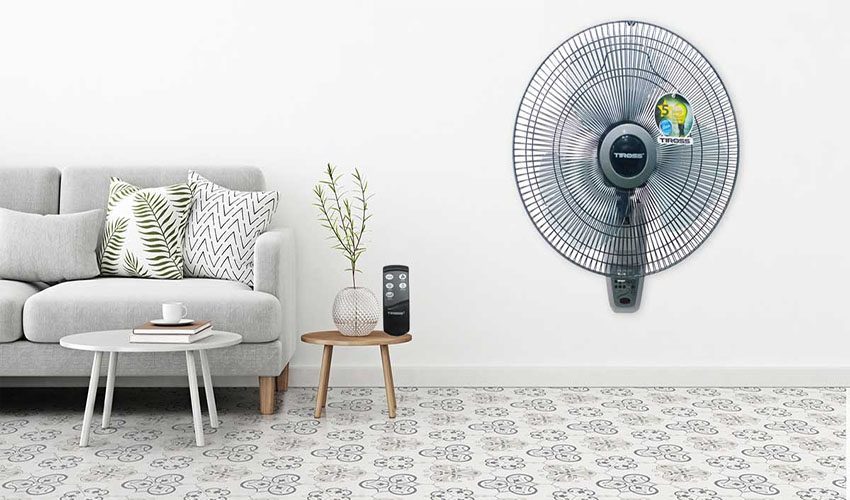 Quạt treo tường có điều khiển Tiross TS9186 - Hàng chính hãng