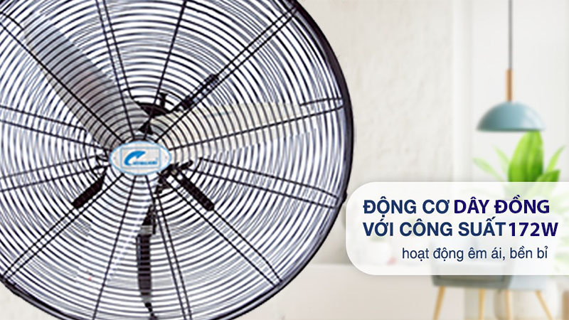 Công suất của Quạt treo tường công nghiệp Ching Hai W24-3T