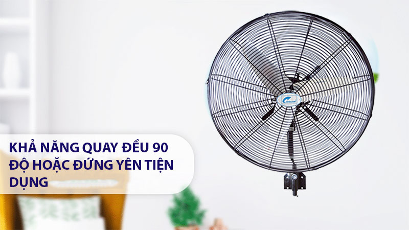 Tính năng của Quạt treo tường công nghiệp Ching Hai W24-3T