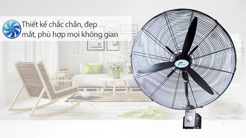 Quạt treo tường công nghiệp Ching Hai W28-3Đ - Hàng chính hãng