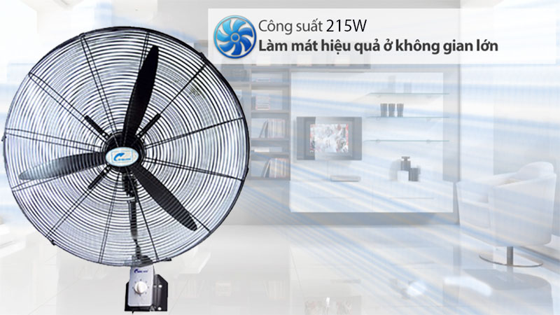 Quạt treo tường công nghiệp Ching Hai W28-3Đ - Hàng chính hãng
