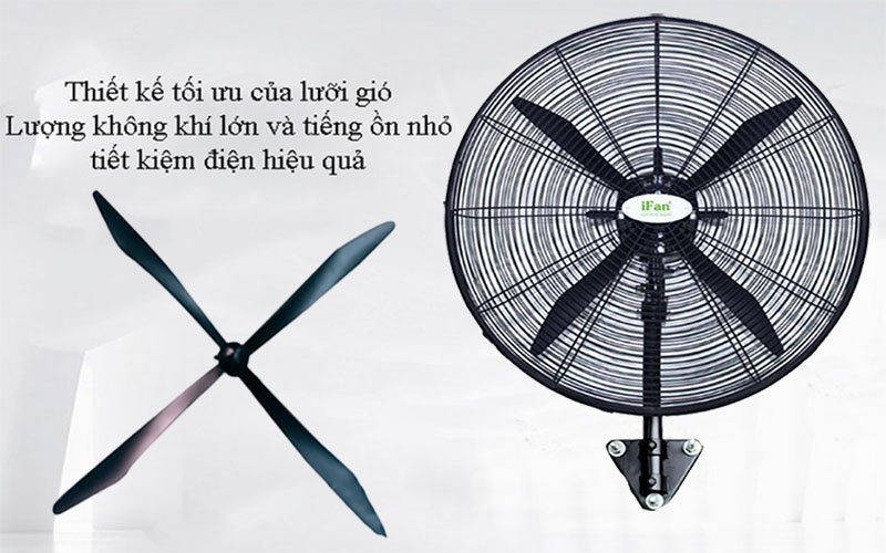 Quạt công nghiệp treo tường iFan NB-65 PLUS - Hàng chính hãng