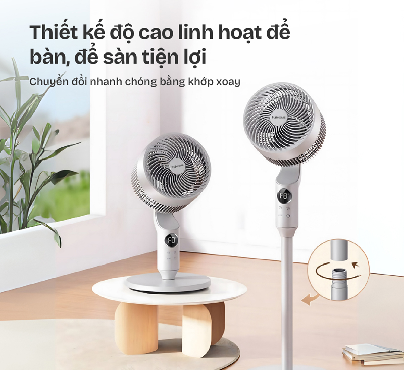 Quạt tuần hoàn không khí Fujihome CF201 - Hàng chính hãng