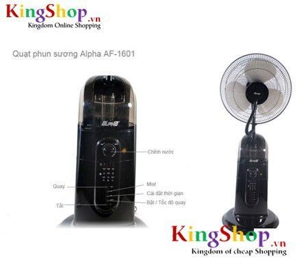 Quạt phun sương Alpha AF-1601 - Hàng chính hãng