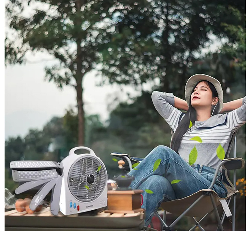 Quạt hộp sạc đèn LED Nanoco NRF1277 - Hàng chính hãng