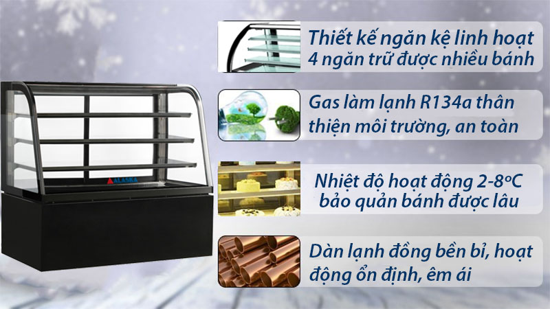 Quầy bánh Alaska G-15L3 - Hàng chính hãng