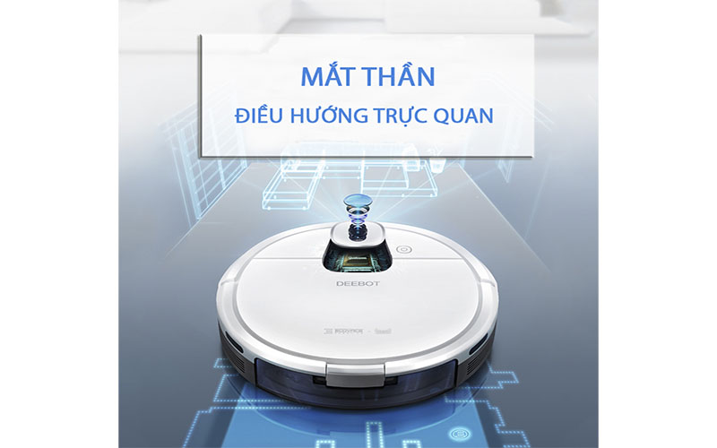 Robot hút bụi lau nhà Ecovacs Deebot DJ35 - Hàng chính hãng