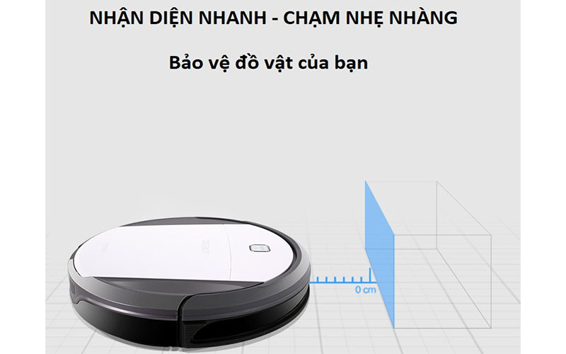 Robot hút bụi lau nhà Ecovacs DT87G - Hàng chính hãng
