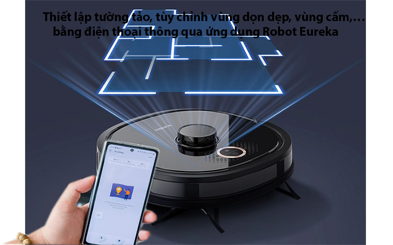 Robot hút bụi lau nhà Eureka NER600 - Hàng chính hãng