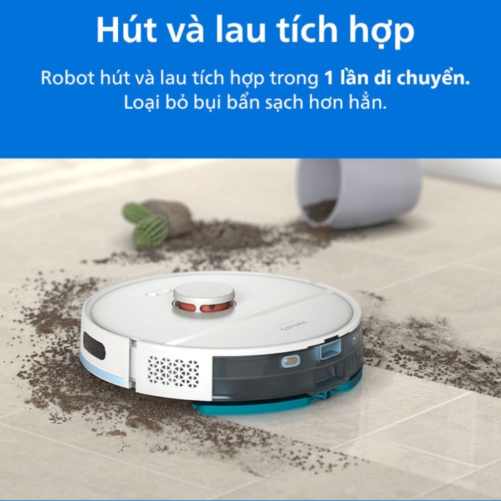 Robot hút bụi lau nhà Philips XU2100/25 - Hàng chính hãng