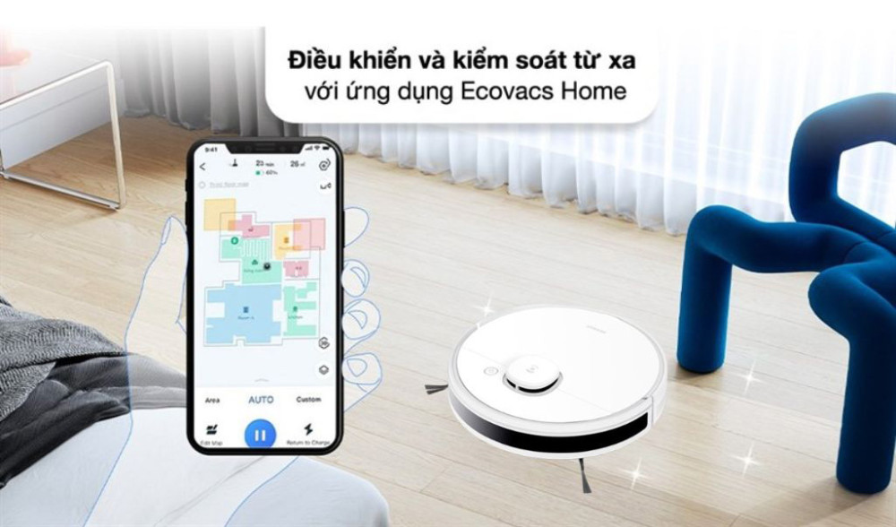 Robot hút bụi lau nhà Ecovacs Deebot N8 PRO PLUS - Hàng chính hãng