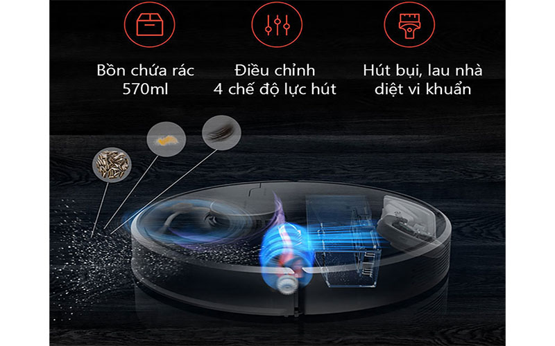 Robot hút bụi lau nhà Dreame D9 Pro - Hàng chính hãng