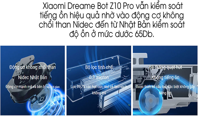 Robot hút bụi lau nhà Dreame Z10 Pro - Hàng chính hãng