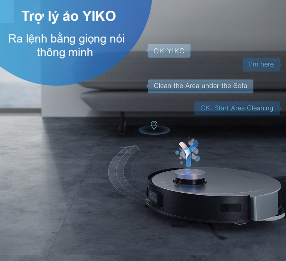 Robot hút bụi Ecovacs Deebot X1 OMNI - Hàng chính hãng