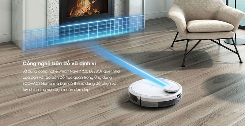 Robot hút bụi lau nhà Ecovacs Deebot DN33 - Hàng chính hãng