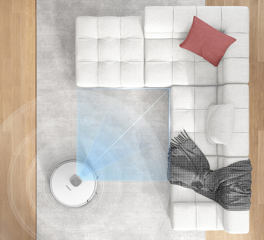 Robot hút bụi lau nhà Hitachi RV-X20P - Hàng chính hãng