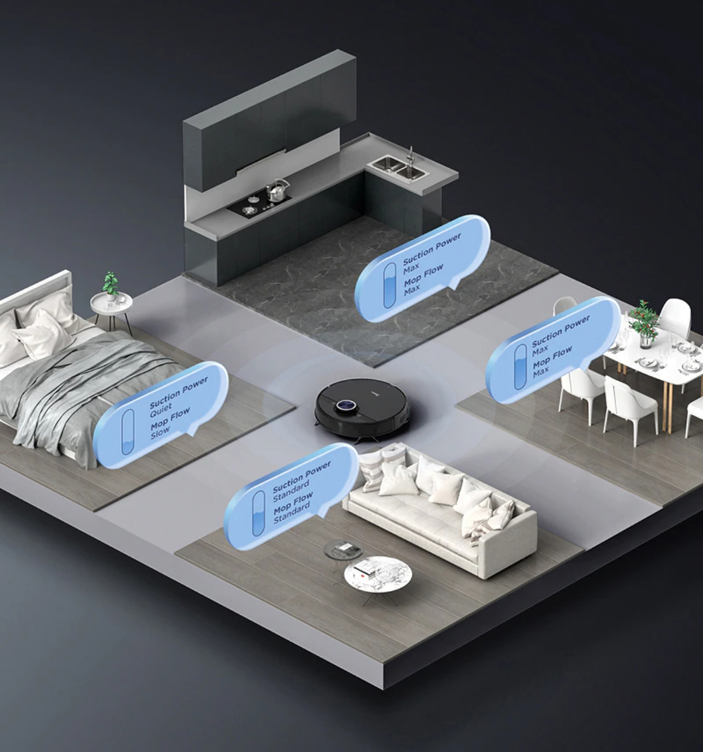 Robot hút bụi Midea S8+ - Hàng chính hãng