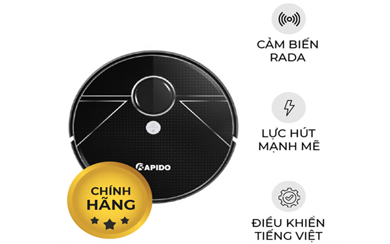 Robot hút bụi và lau nhà Rapido R7S - Hàng chính hãng
