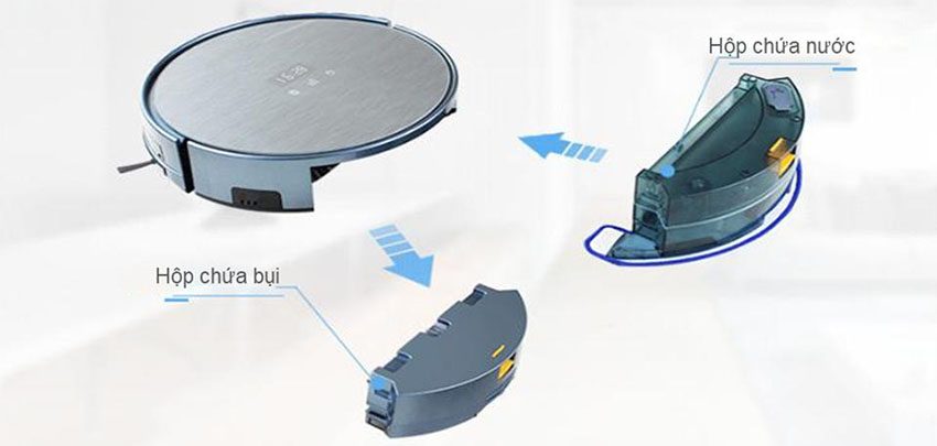 Robot hút bụi lau nhà Shimono X5S - Hàng chính hãng
