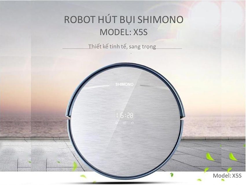 Robot hút bụi lau nhà Shimono X5S - Hàng chính hãng