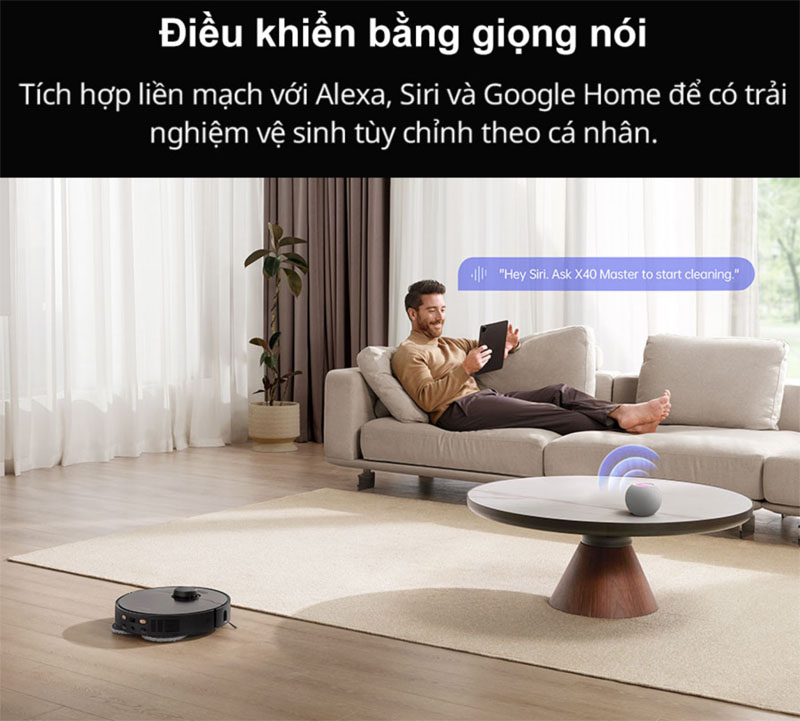 Robot hút bụi lau nhà Dreame X40 Master - Hàng chính hãng