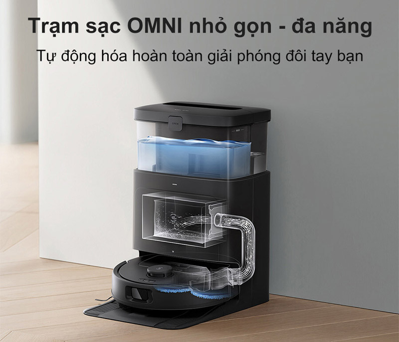 Robot hút bụi lau nhà Ecovacs Deebot N30 PRO - Hàng chính hãng