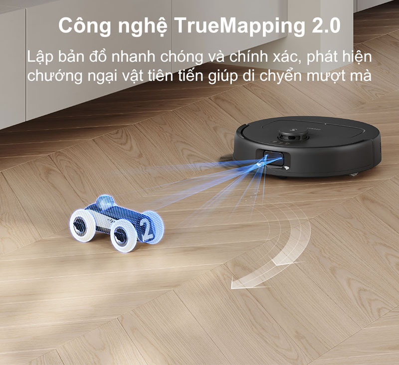 Robot hút bụi lau nhà Ecovacs Deebot N30 PRO - Hàng chính hãng