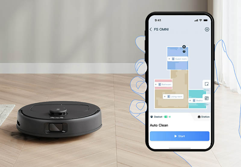 Robot hút bụi lau nhà Ecovacs Deebot N30 PRO - Hàng chính hãng