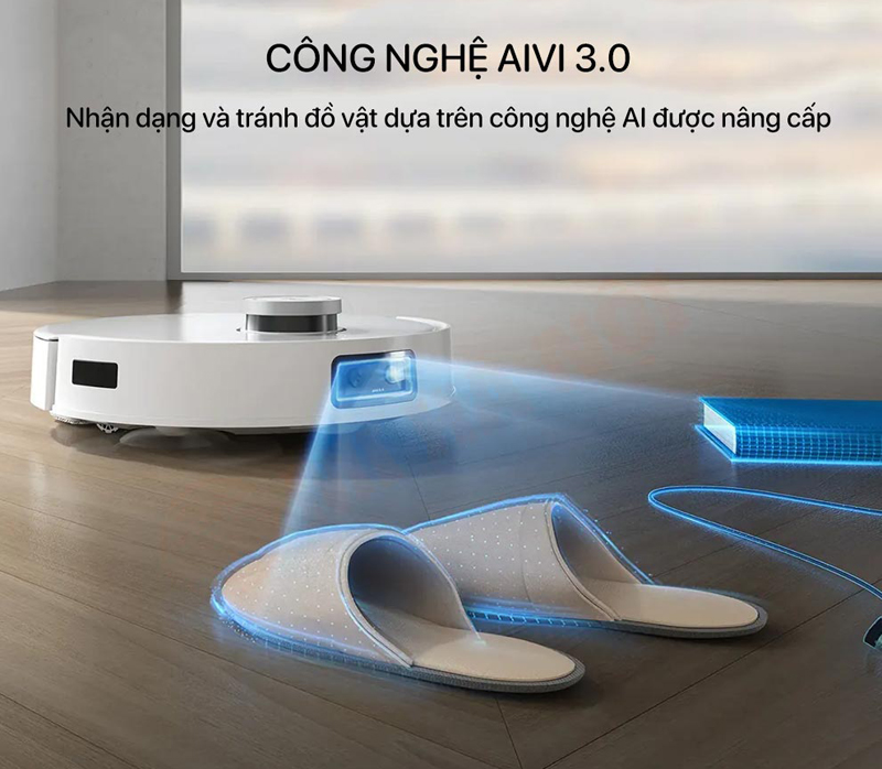 Robot hút bụi lau nhà Ecovacs T10 TURBO - Hàng chính hãng