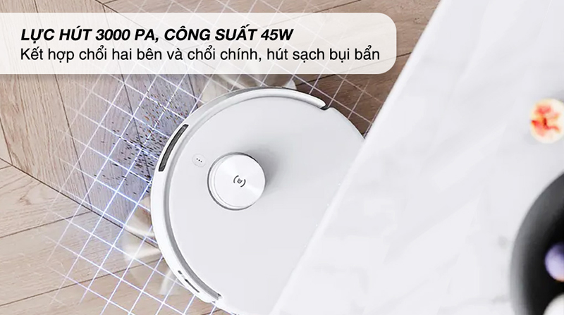 Robot hút bụi lau nhà Ecovacs T10 TURBO - Hàng chính hãng