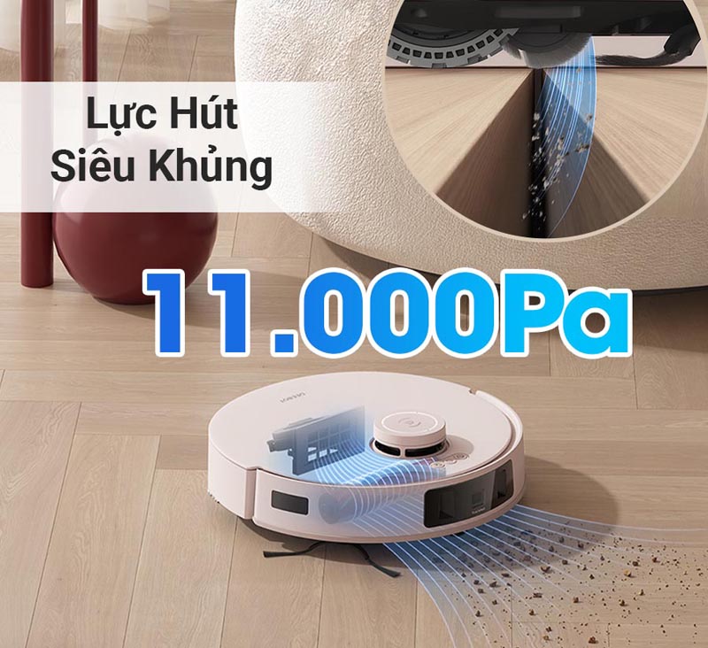 Robot hút bụi lau nhà Ecovacs Deebot T30 Pro - Hàng chính hãng